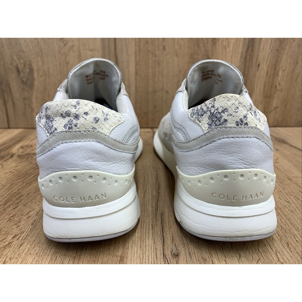 Cole Haan GrandPro Downtown W22935 Women'sCream Leather Sneaker Shoes Size 10 B - Picture 7 of 16